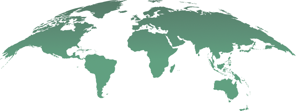 World map showing speaker countries